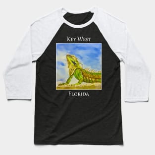 Key West Florida Iguana - WelshDesigns Baseball T-Shirt